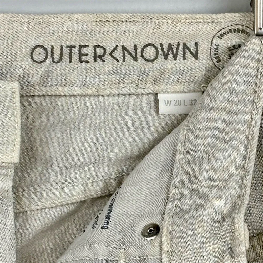 Outerknown S.E.A. Jeans Men's Drifter Tapered  Fit Gray 5-Pocket